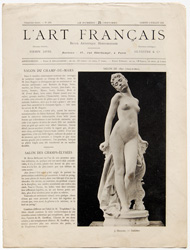 antique print from l'art francaise